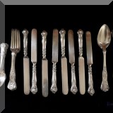 S15. Tiffany & Co. silverplate flatware set.
